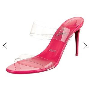 Christian Louboutin PVC Slides. New without box.